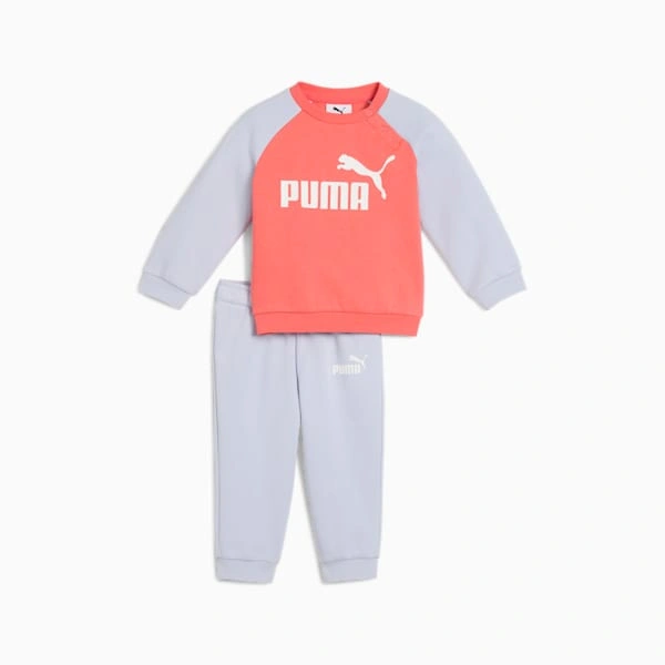 PUMA Minicats - Värimaailman ilo: Raglan-setti pienille seikkailijoille! Kaksi osaa, täydellinen leikkiin ja tyyliin.