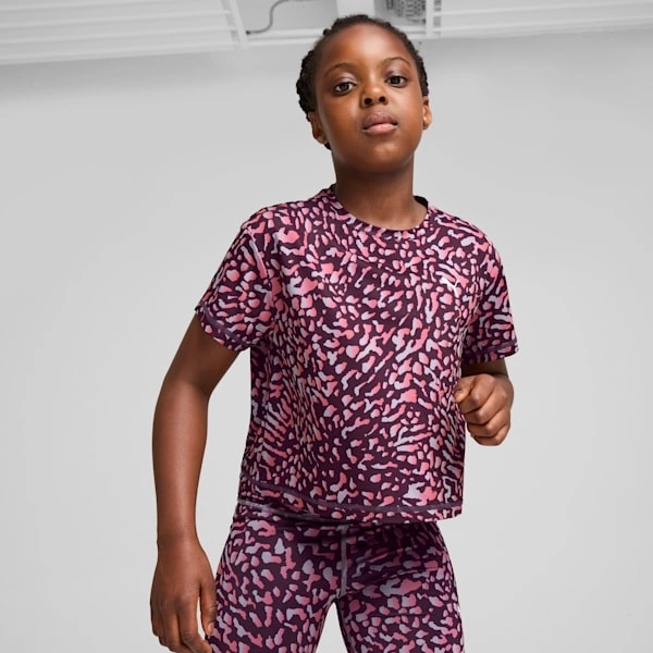 PUMA:n juna-aiheinen lasten T-paita - Pieni seikkailu, iso tyyli! Koko junamatka läpi kesän!