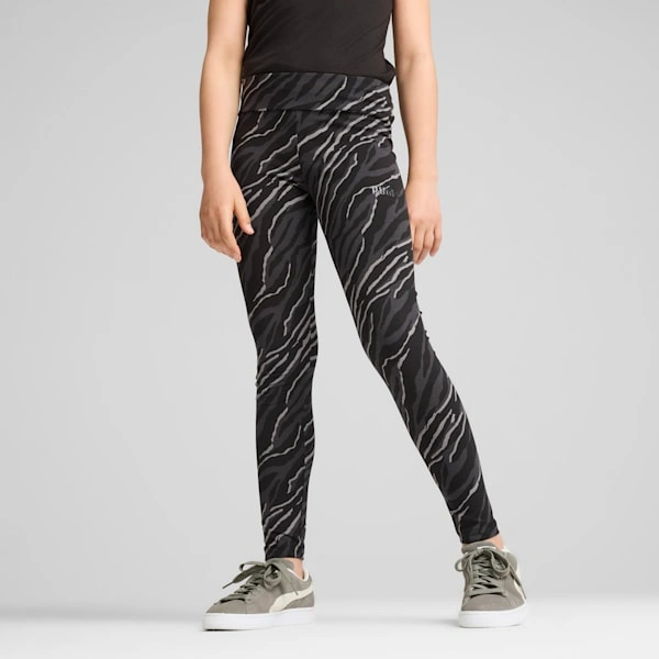 PUMA ESS+ ANIMAL - Suuret lapset legginsit: Villi meininki jaloissa, PUMA-tyyliä!